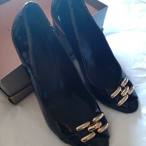Black Patent Leather Heels